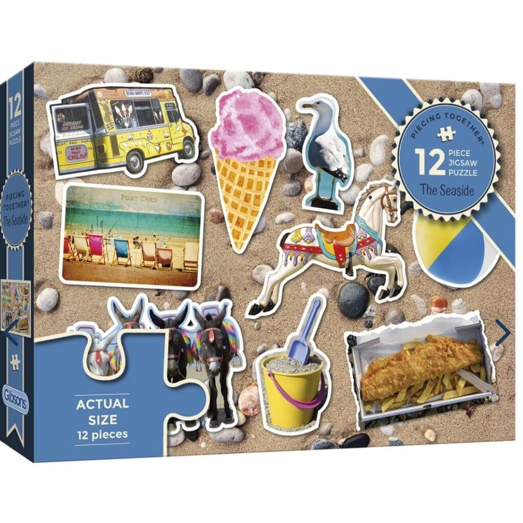 The Seaside - 12 XL Piece Jigsaw Puzzle - Senior Style