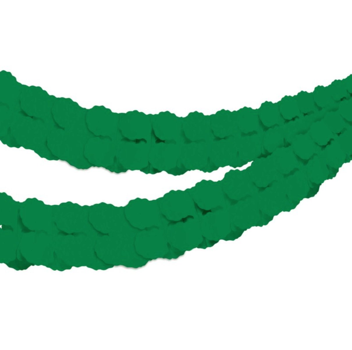 Tissue Paper Garland Green - Senior Style