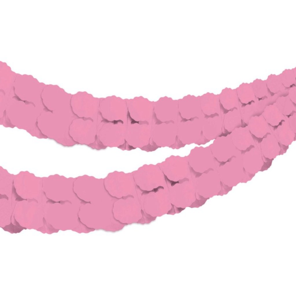 Tissue Paper Garland New Pink - Senior Style