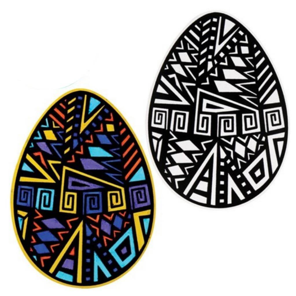 Velvet Art Easter Eggs Pack of 10 - Senior Style