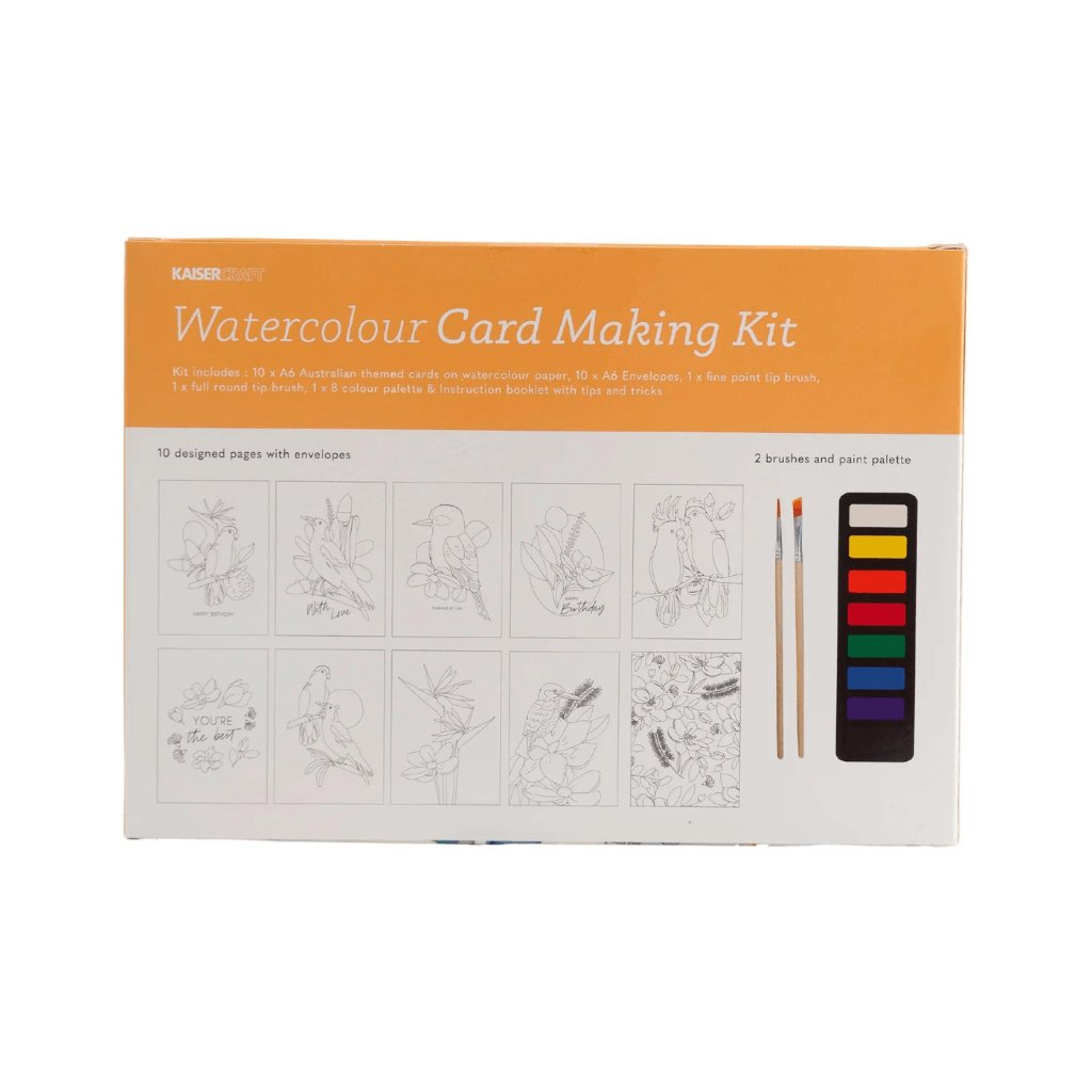 Watercolour Card Making Kit - Australiana - Senior Style