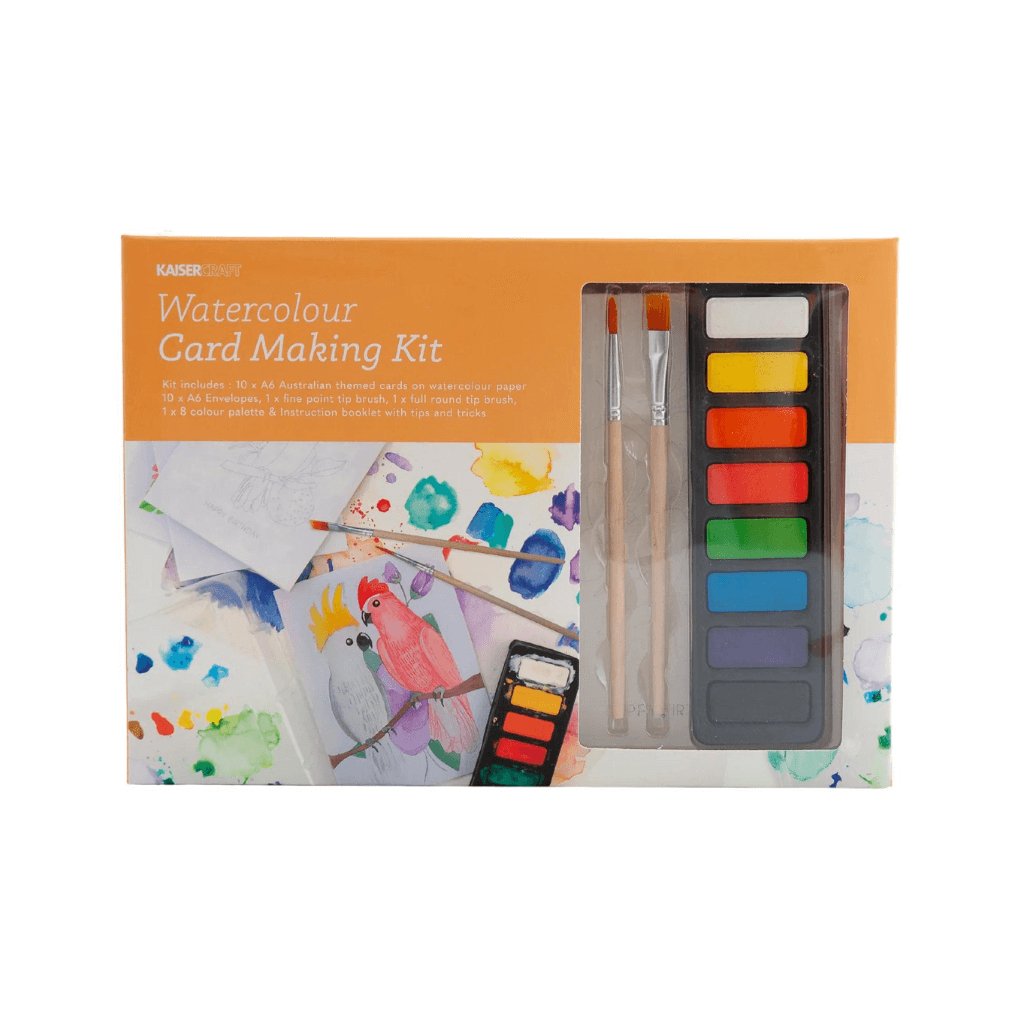 Watercolour Card Making Kit - Australiana - Senior Style