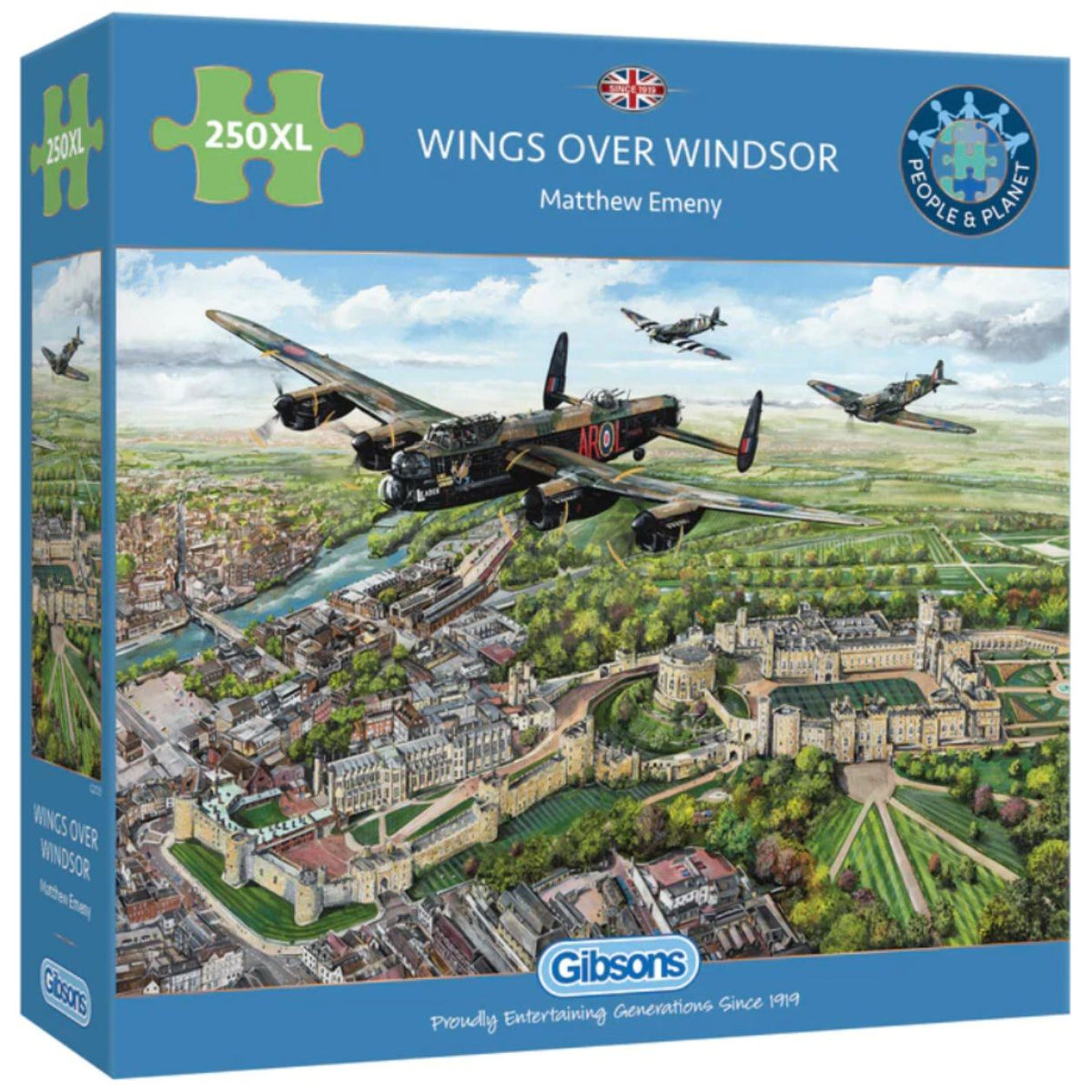 Wings Over Windsor - 250 XL Piece Jigsaw Puzzle - Senior Style