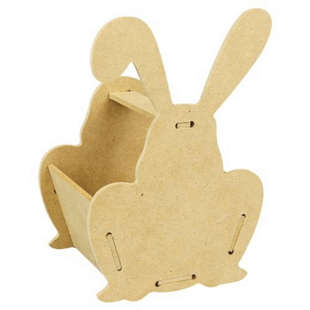 Wooden Bunny Baskets Pack of 10 - Senior Style