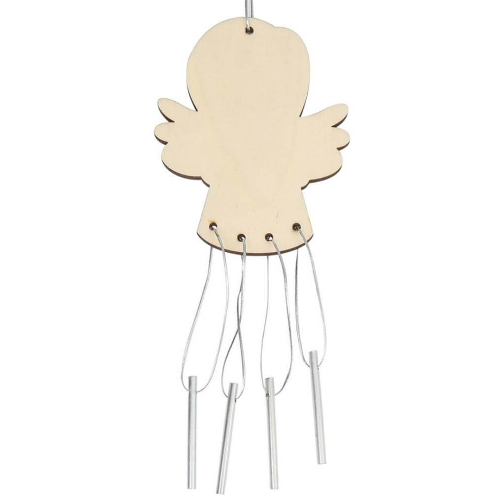 Wooden Christmas Windchimes Pack of 4 - Senior Style