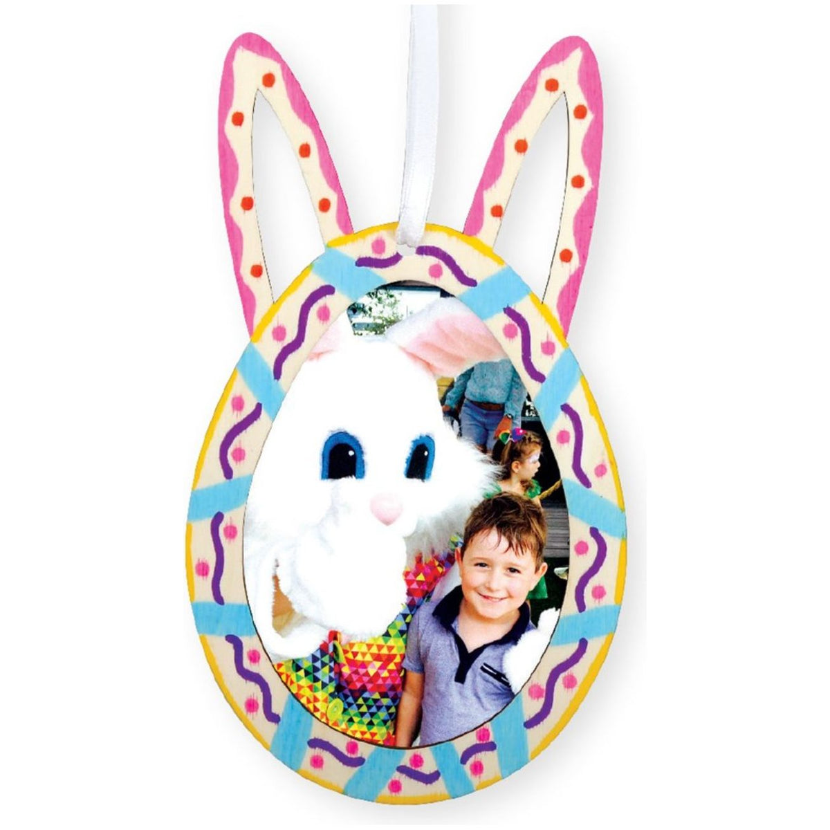 Wooden Easter Egg Bunny Frames - Pack of 10 - Senior Style