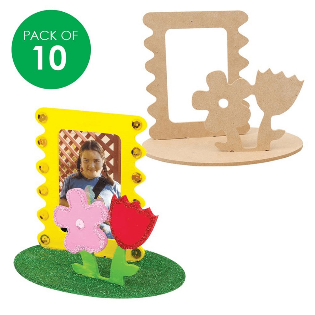 Wooden Flower Diorama Frames - Pack of 10 - Senior Style