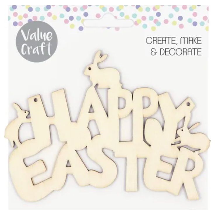 Wooden Happy Easter Sign - Senior Style