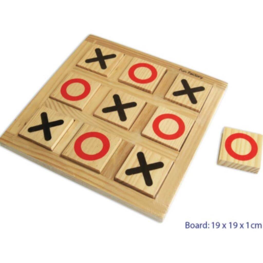 Wooden Noughts and Crosses - Senior Style