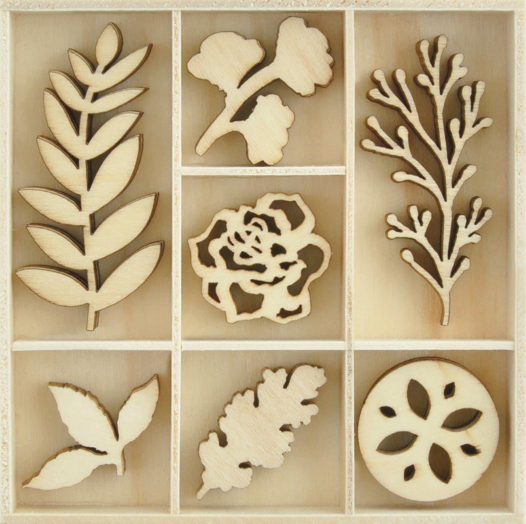 Wooden Shapes Nature 35 Pieces - Senior Style