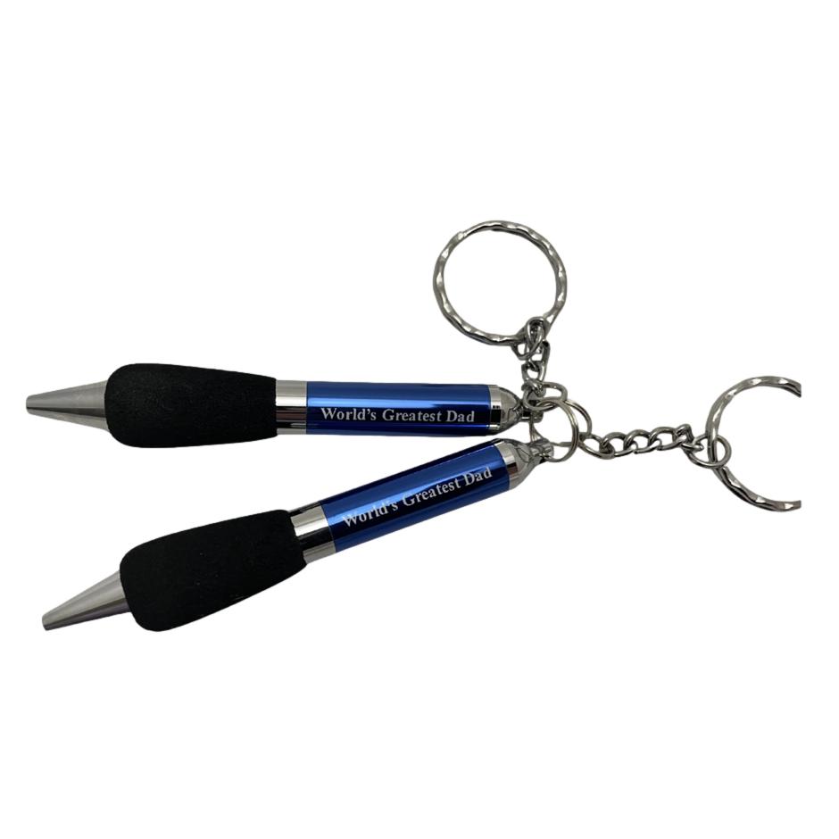 World's Greatest Dad Keyring Pen - Senior Style