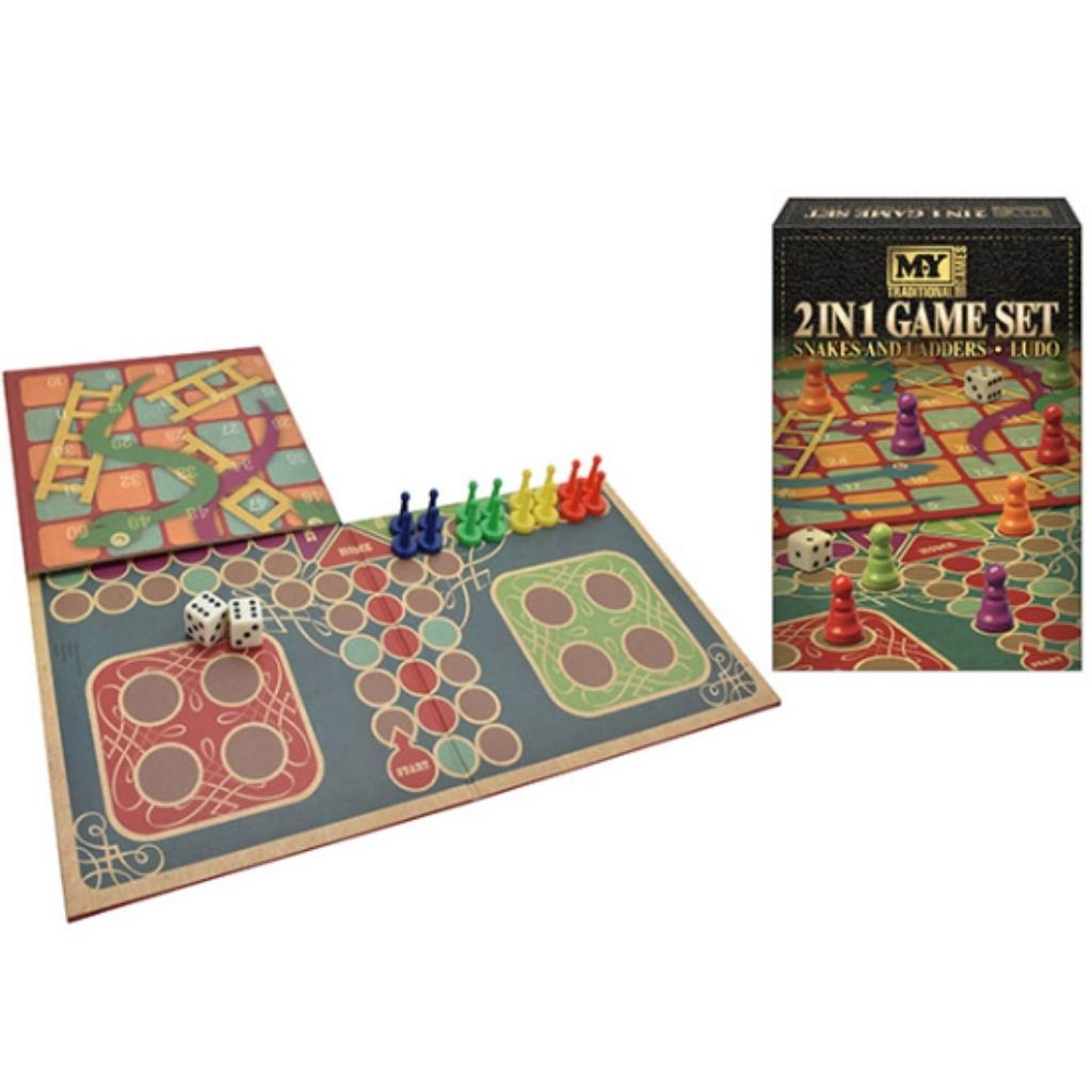 Ludo and Snakes and Ladders – 2 in 1 game set